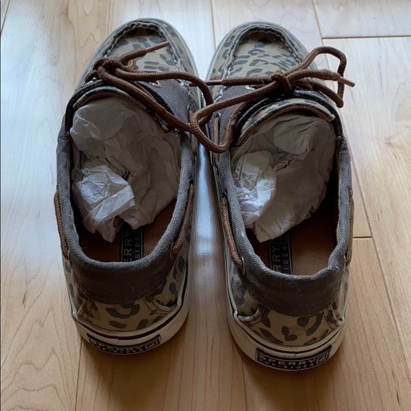 Cheetah Print Sperry Topsiders - Picture 3 of 3